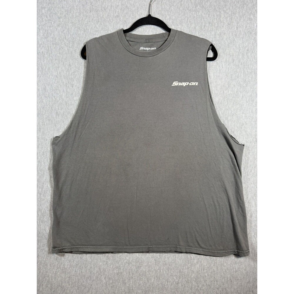 Snap-on Hi-Octane Motor Club Sleeveless T-Shirt Men's 2XL Gray Mechanic Tool